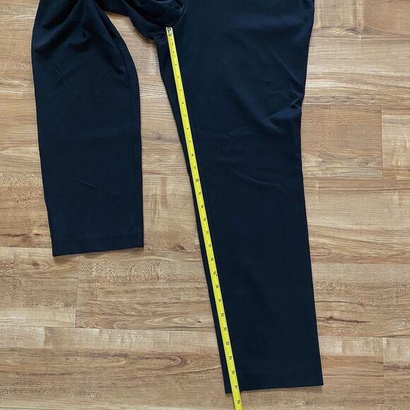 J. JILL M Black Ponte Slim Leg Pull-On Ankle Pants Business Casual Comfort Chic - Picture 10 of 16